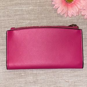 A New Day Bright Pink Slim Wallet/Clutch